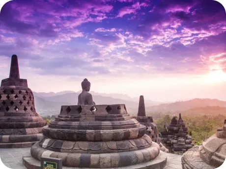 Borobudur Temple, Indonesien visum