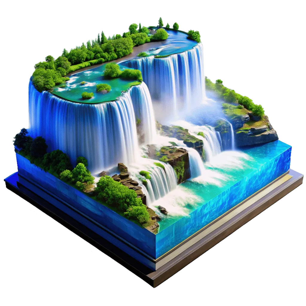 Niagarafallen 3D-modell, Kanada ETA