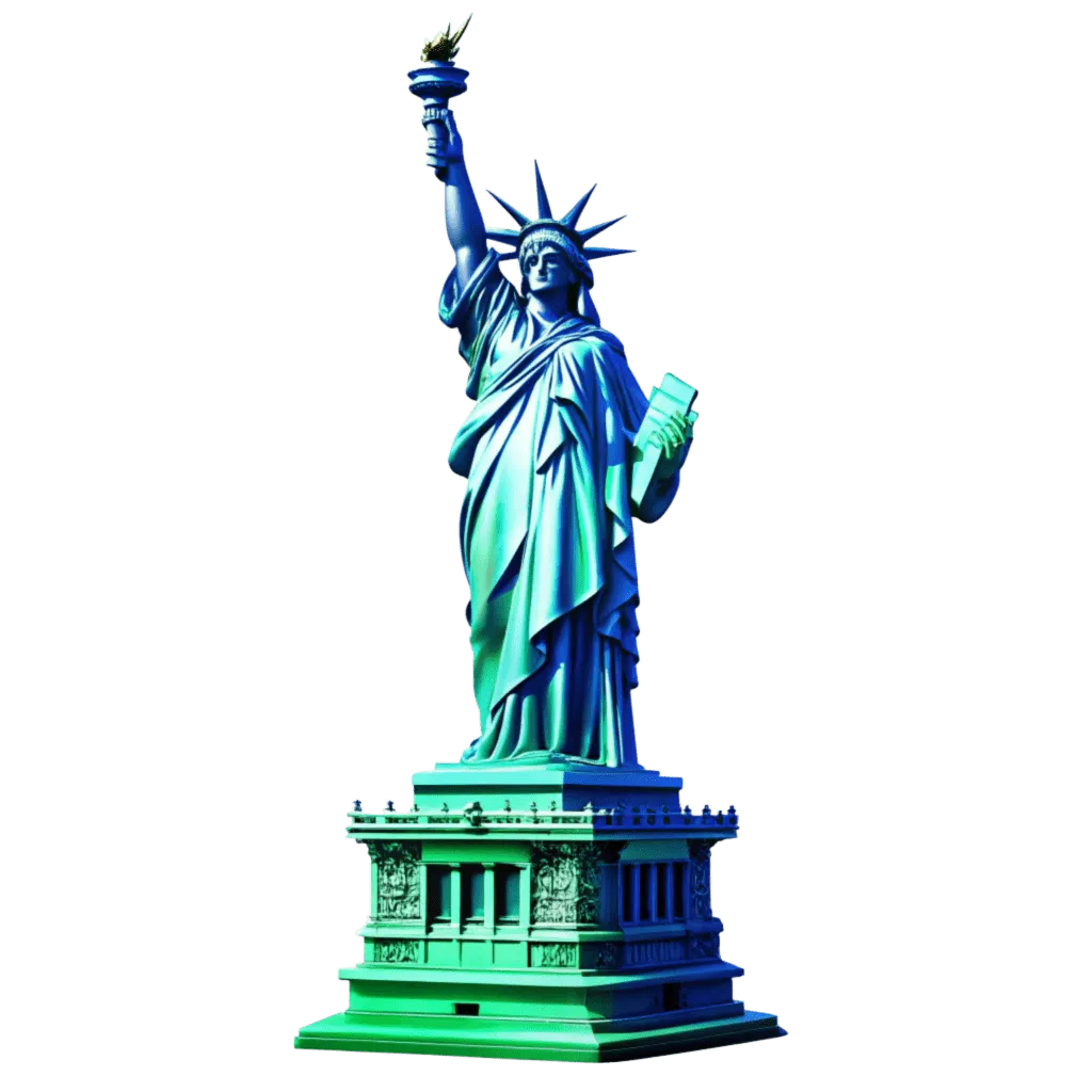 Frihetsgudinnan 3D-modell, US ESTA